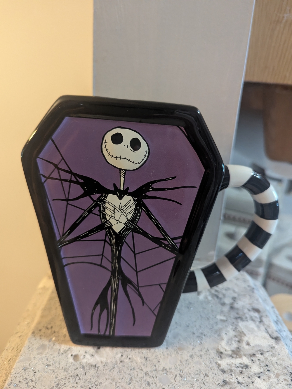Disney Nightmare Before Christmas Jack Skellington Coffin Mug 20oz